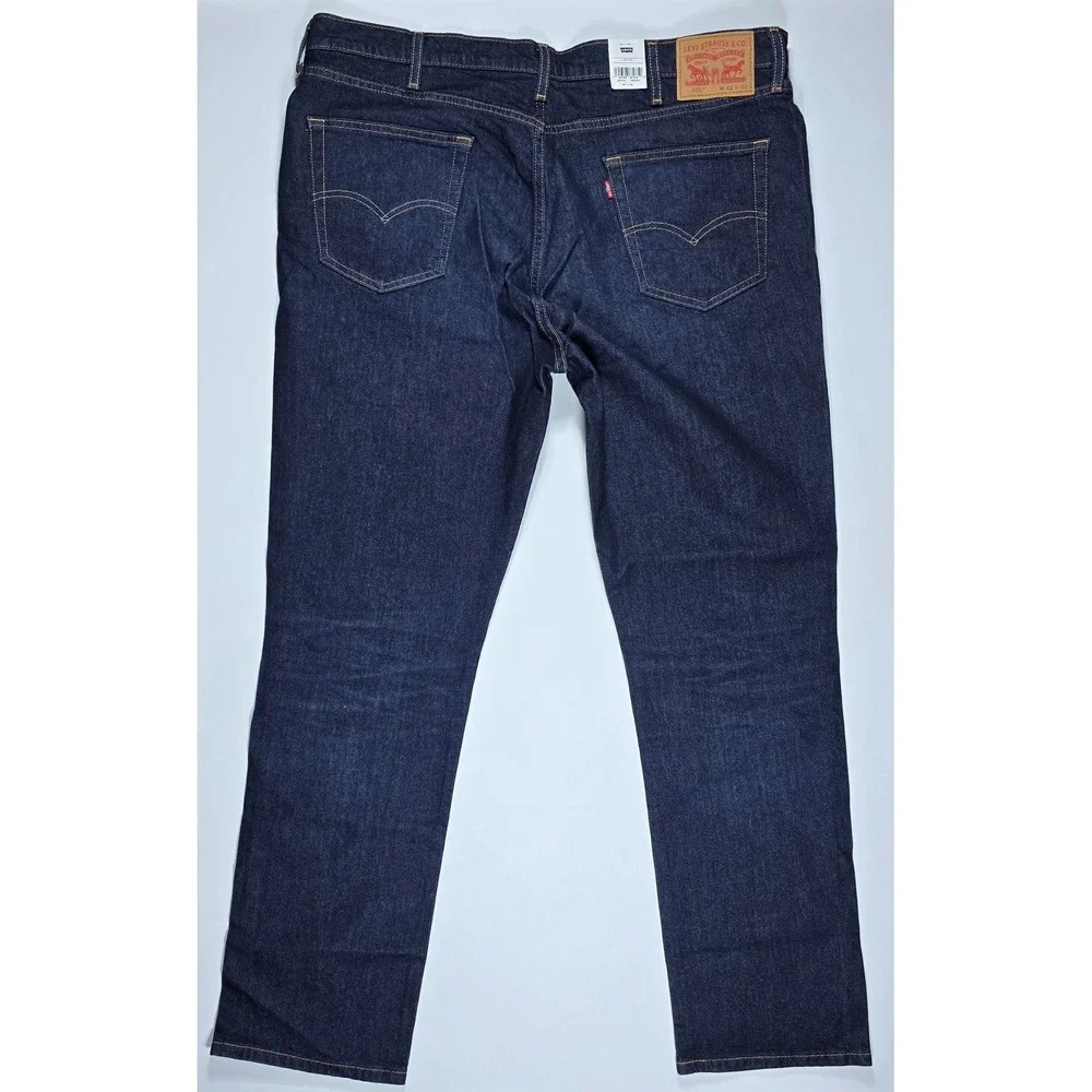 Levis 511‎ Slim Fit Stretch Jeans Men's 42x32 Dark Indigo Blue NEW